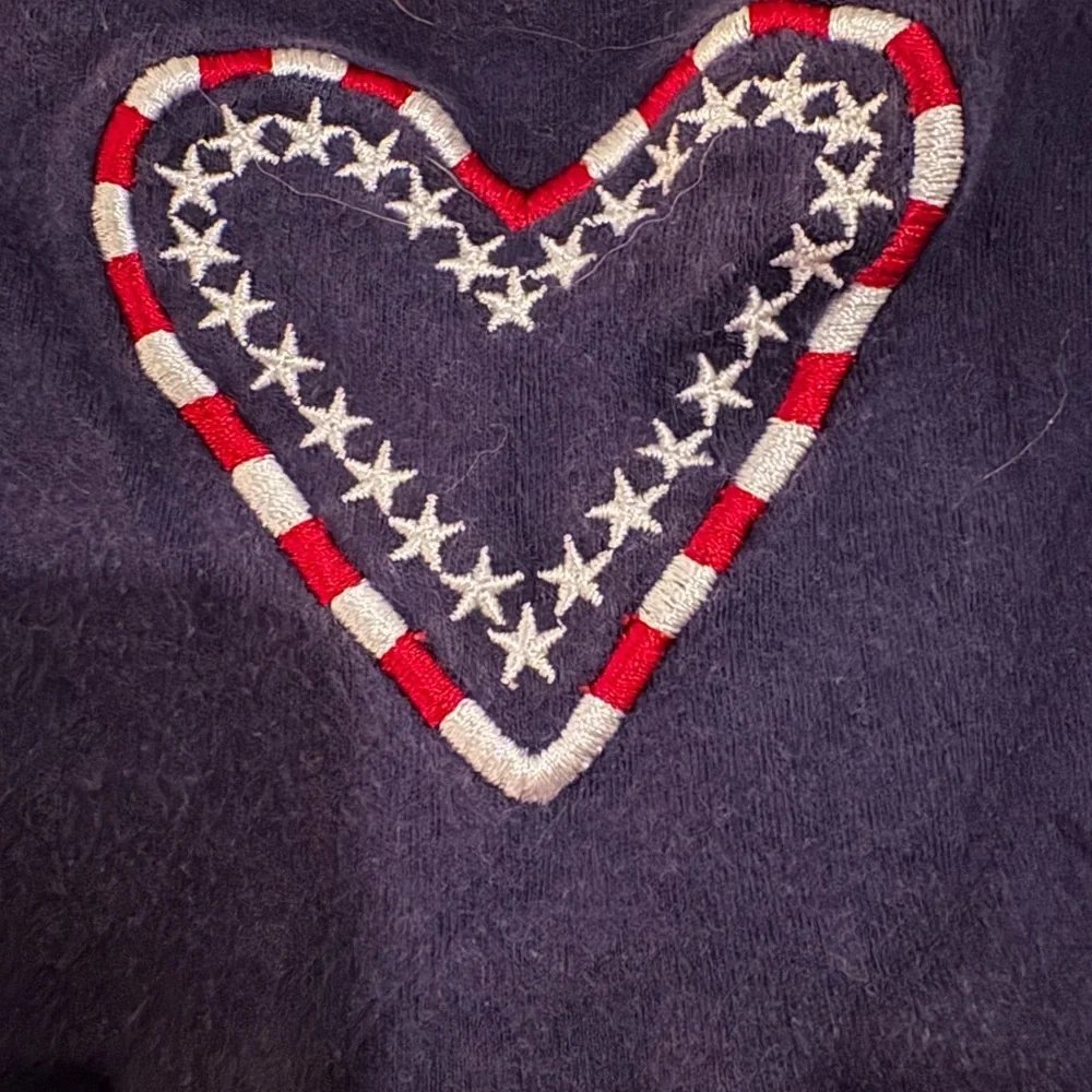 Navy and Red Plaid Heart Dress - Picture 3 of 4